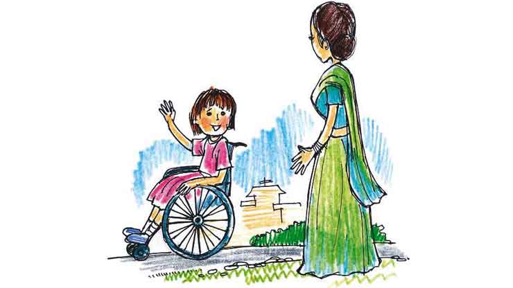 सुनीता की पहिया कुर्सी - Moral Hindi Story For Kids