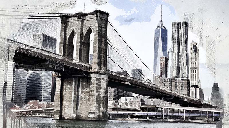 ब्रुकलिन ब्रिज का इतिहास (History of Brooklyn Bridge)