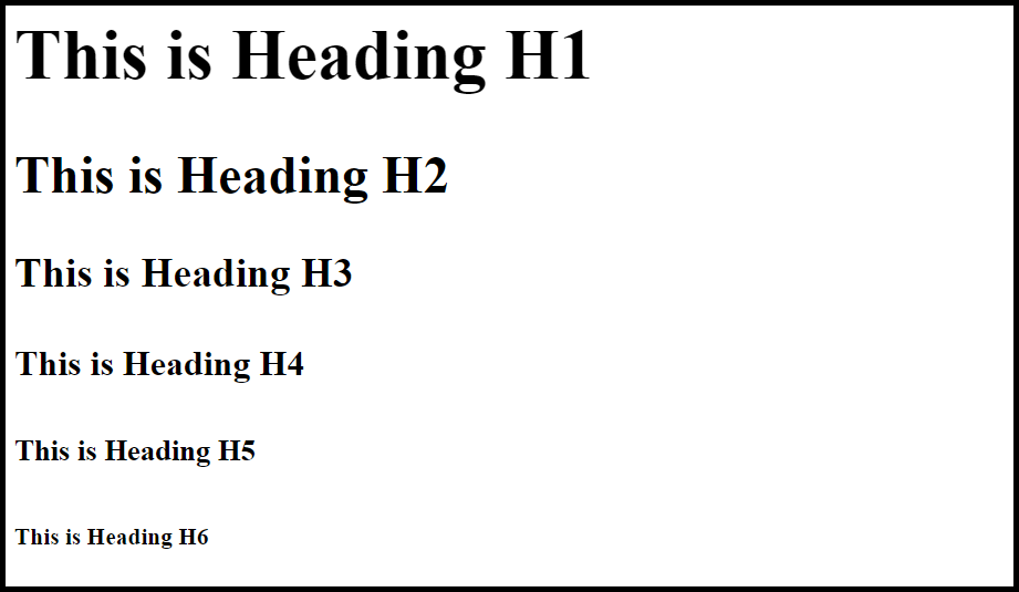 हेडिंग या हेडिंग टैग्स (Headings or Headings Tags) - SEO