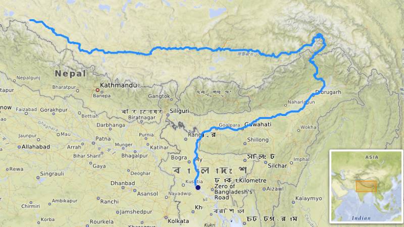 ब्रह्मपुत्र नदी (Brahmaputra River) - Defination, History & Facts in Hindi