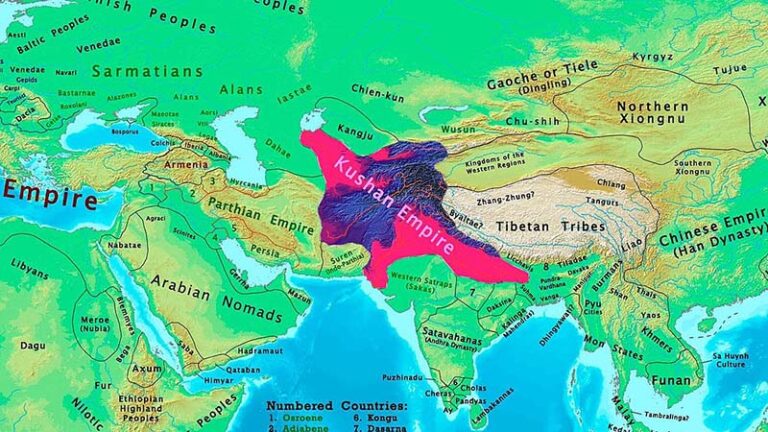 कुषाण राजवंश इतिहास (Kushan Dynasty History in Hindi), उत्पत्ति, शासनकाल, कला और वास्तुकला