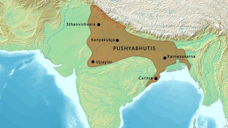 वर्धन या पुष्यभूति वंश (Vardhana or Pushyabhuti dynasty in Hindi)
